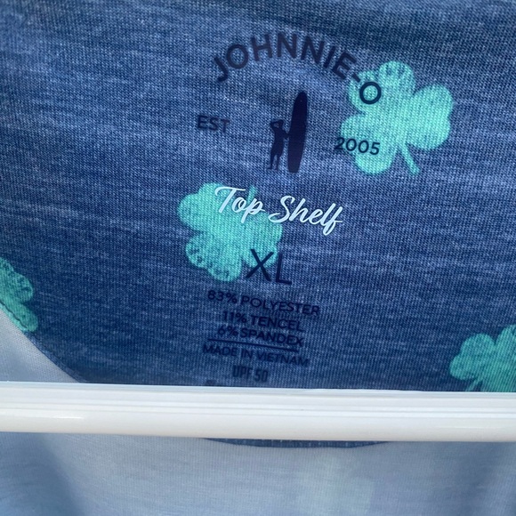 johnnie-O Men’s Shamrock Short Sleeve Polo Sz XL - Picture 5 of 6